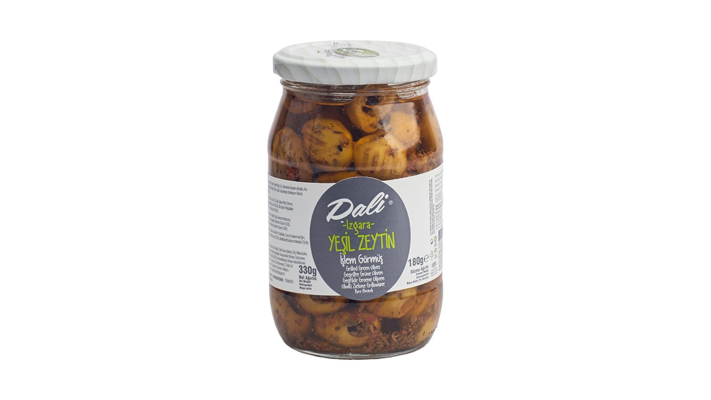 Dali Oliwki zielone grillowane 180g DALI IZGARA GRILLED GREEN OLIVES 180 G