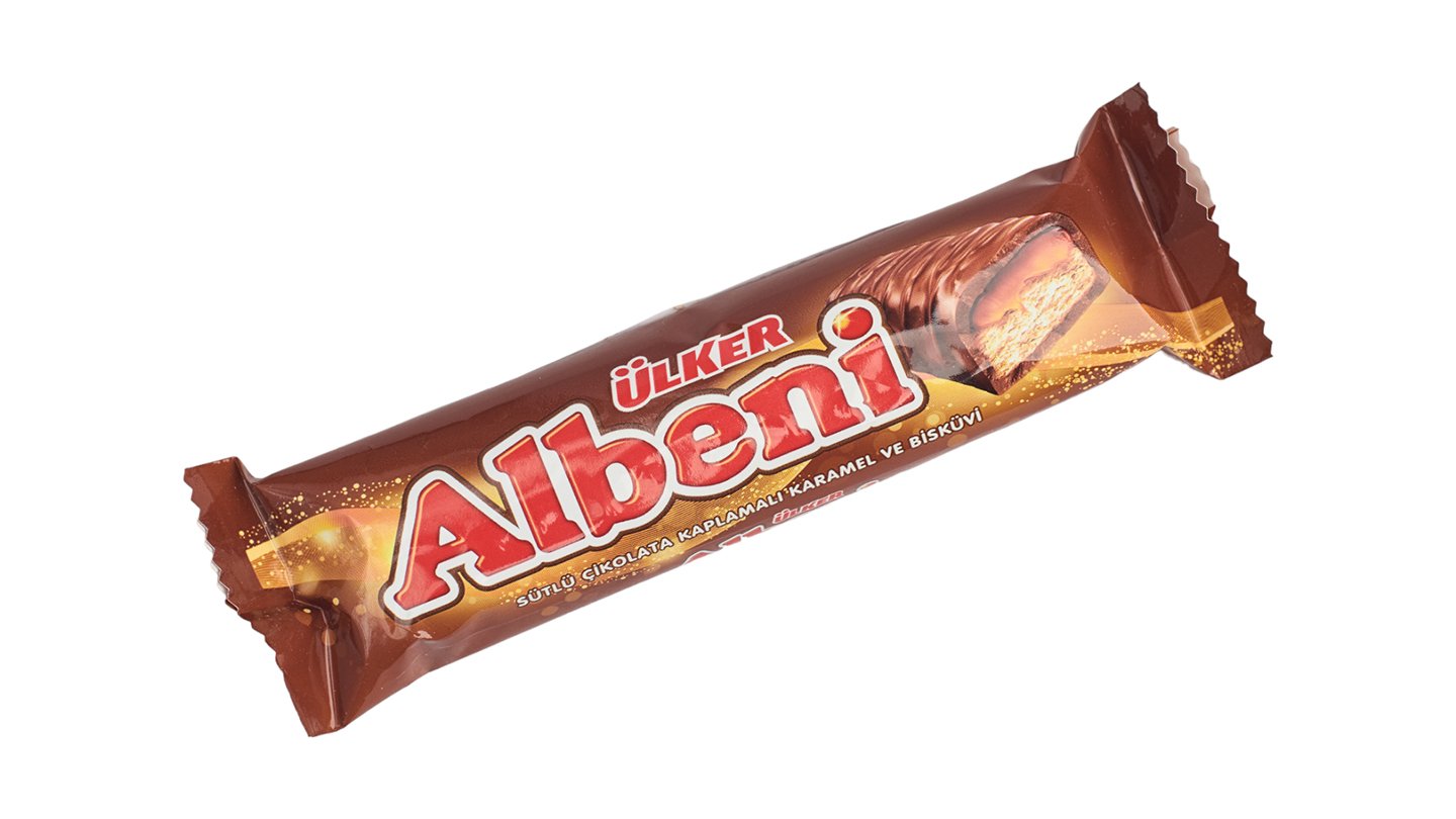 Ulker Albeni Herbatnik Baton Czekoladowy 40g ULKER ALBENI Biscuit Chocolate Bar 40G