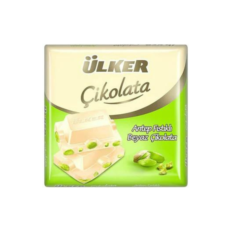 Ülker Biała Czekolada z Pistacjami 65g