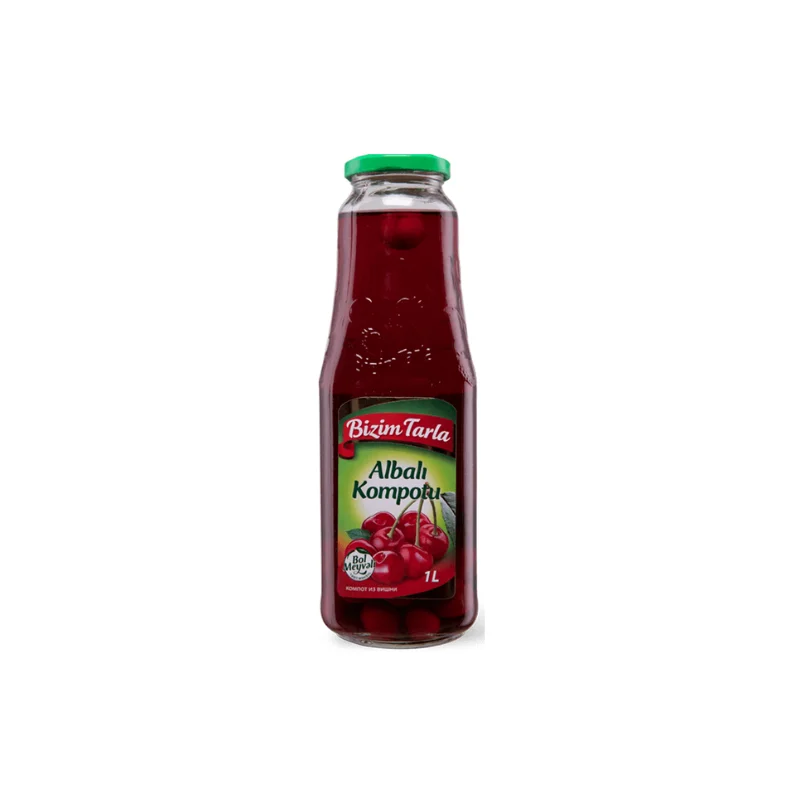 Bizim Tarla Pasteryzowany Kompot z Wiśni 1l