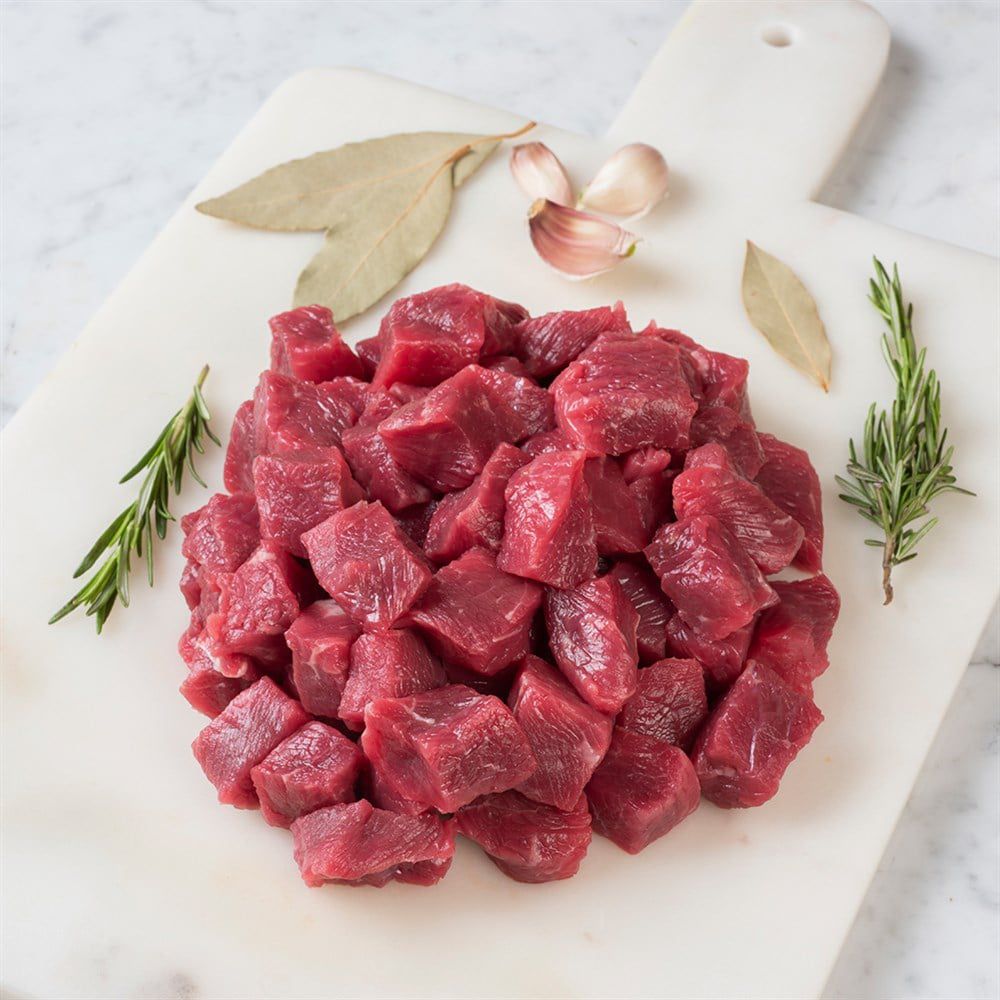 Wołowina Udziec Pokrojony w Kostkę (Kuşbaşı doğranmış) 1 kg