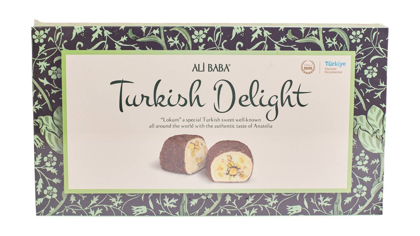 wPT 5030 Alibaba Lokum Z Kremem Orzechowym Zielone 350g Alibaba Lokum Z Kremem Orzechowym Zielone 350g