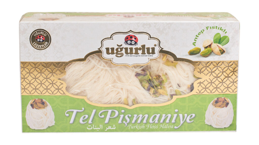 Chałwa kłębki wełny z pistacjami Ugurlu 220g