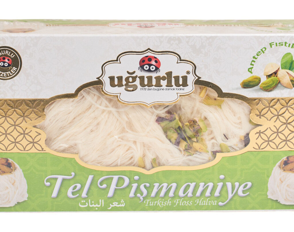 Chałwa kłębki wełny z pistacjami Ugurlu 220g