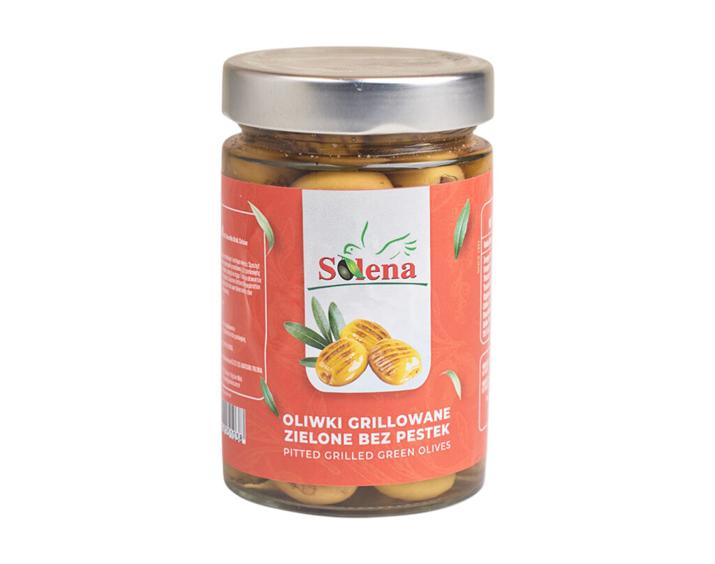 Solena Oliwki Zielone Grillowane bez Pestek 315 g