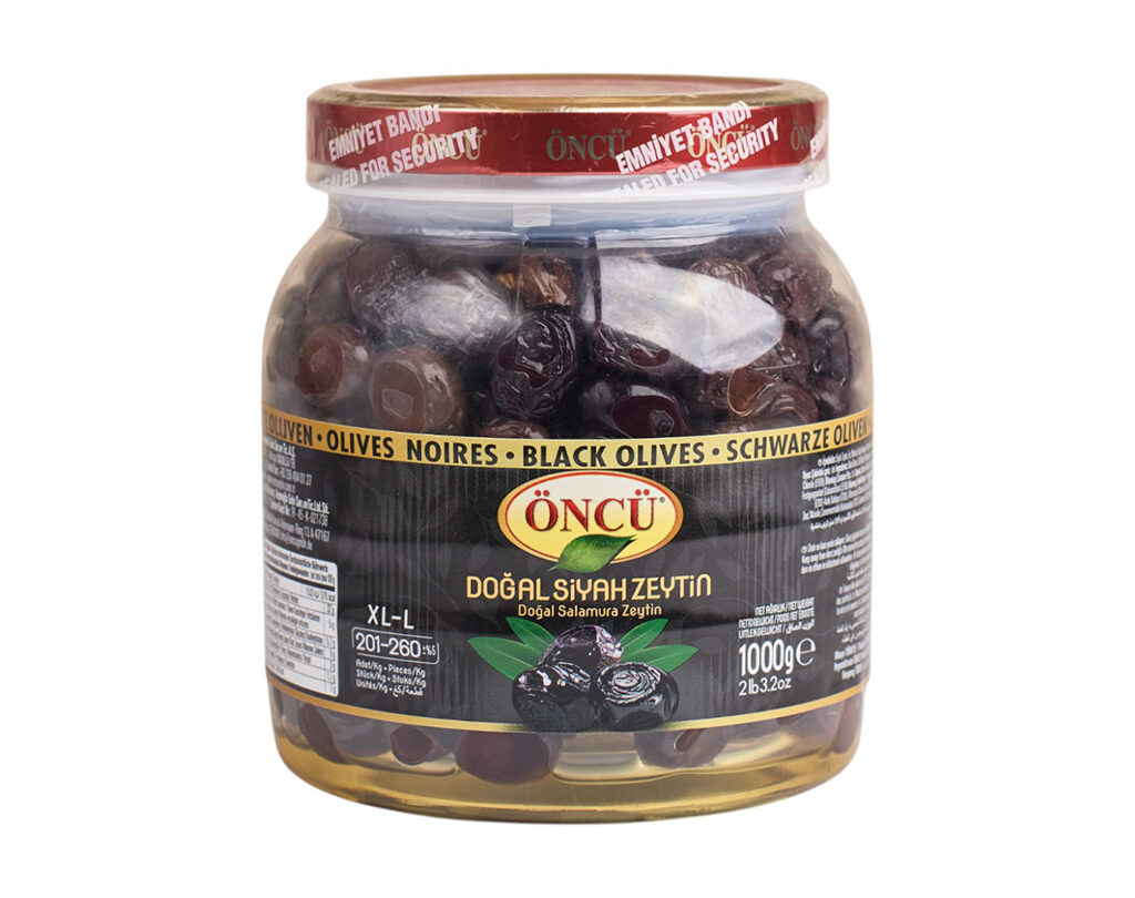 Oncu oliwki czarne z pestka large xl-l 1 kg