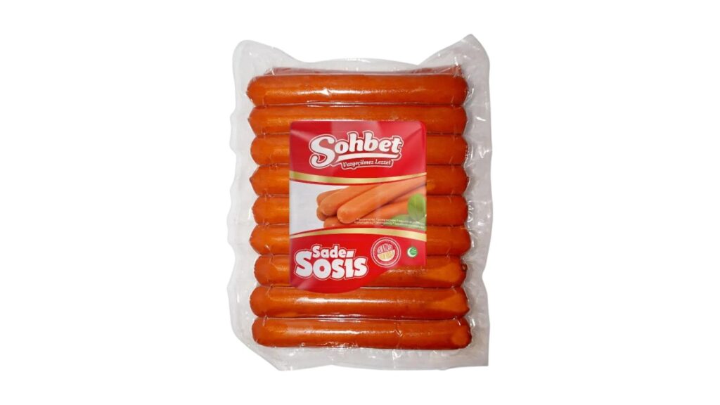 Parówki - Sohbet Halal Sade Sosis 500 g