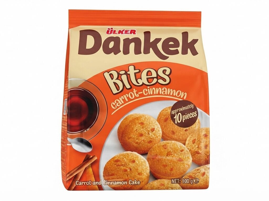 Dankek Bites Carrot Cinnamon Flavour 100g