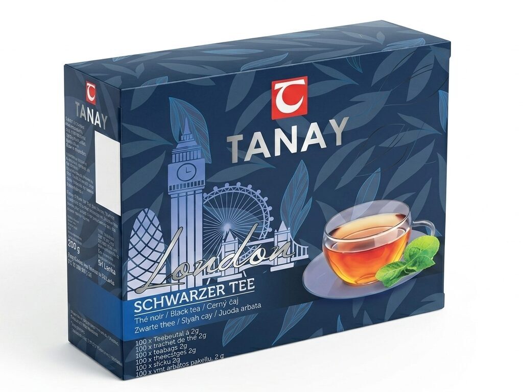 Herbata Tanay London Czarna w Saszetka 100 szt